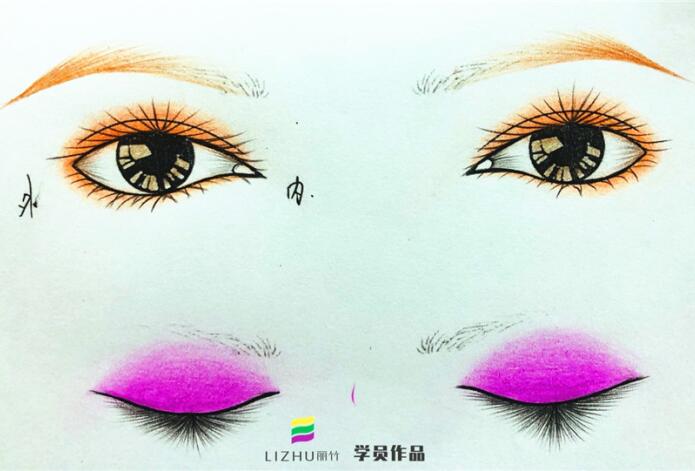 如何在紙上畫眼影？廣西專業(yè)化妝學(xué)校教你