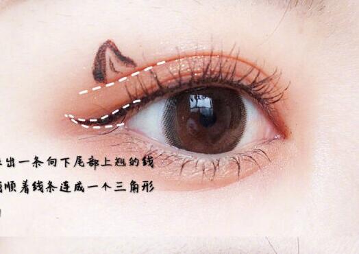 日常眼線快速畫法，南寧學(xué)化妝的學(xué)校教你