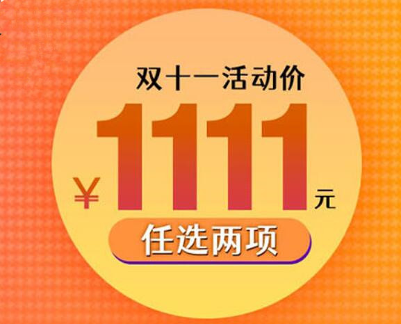 僅需1111元，兩門黃金課程任你選