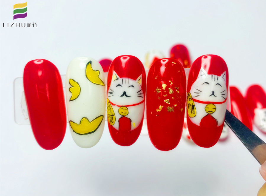 新年美甲，南寧專業(yè)美甲學校作品