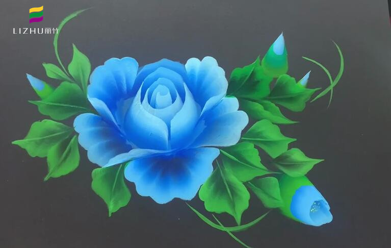 排筆彩繪美甲 ，南寧美甲學(xué)校學(xué)員作品
