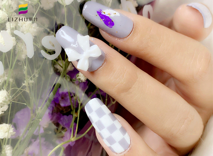 鮮花美甲，南寧美甲款式造型學(xué)校作品
