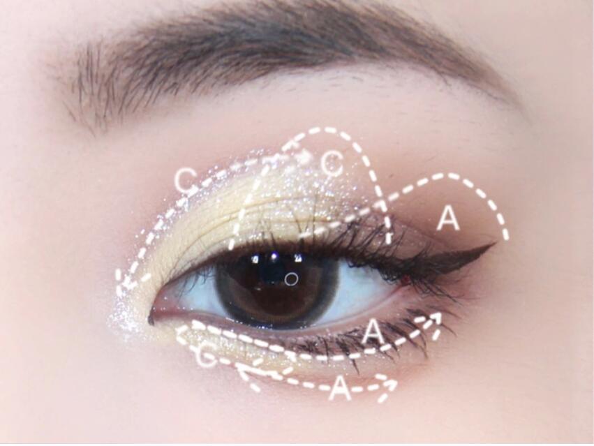 春日彩色眼妝，廣西彩妝基礎(chǔ)培訓(xùn)教學(xué)