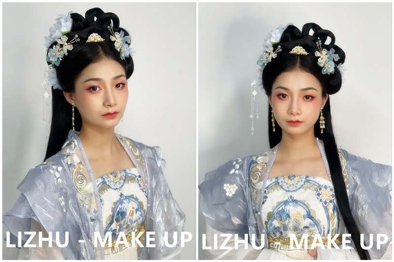古代漢服造型，?南寧彩妝寫真培訓(xùn)作品