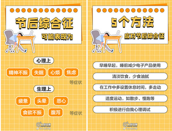 如何擺脫節(jié)后綜合癥？如何調整好狀態(tài)？