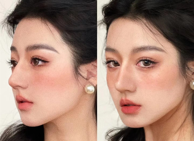 適合方圓臉的天菜畫法，廣西化妝美妝職業(yè)培訓分享