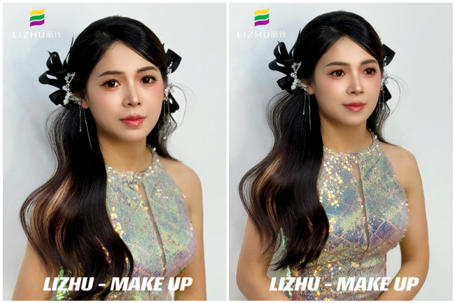 禮服造型，廣西化妝形象學(xué)校作品