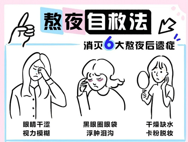 熬夜緩不過神怎么辦？廣西美容與形象設(shè)計(jì)講解