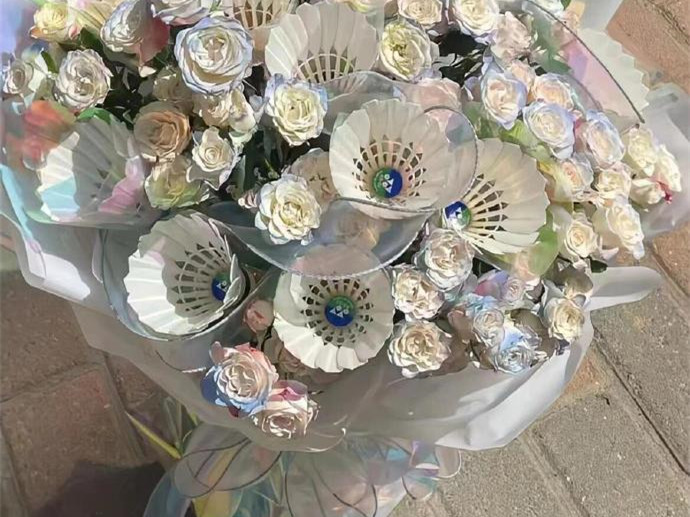 羽毛球花束，南寧鮮花花藝職業(yè)學校分享