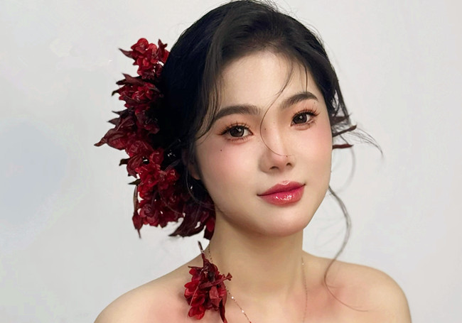 氛圍感干花造型，南寧化妝學高彩