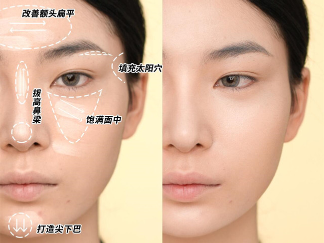 南寧美妝教學(xué)：光影化妝術(shù)教程，打造骨感臉