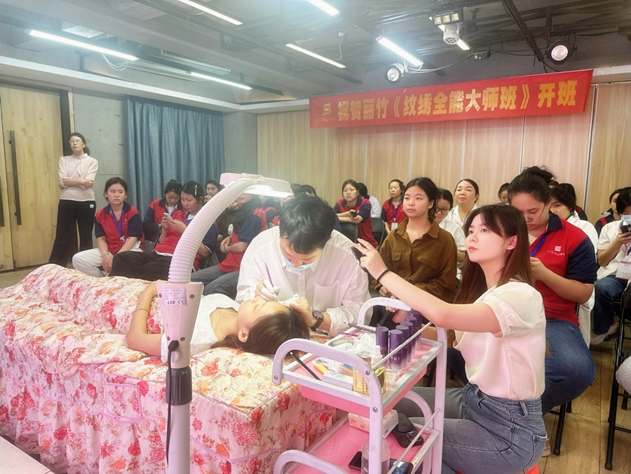 南寧紋繡培訓(xùn)開班，技術(shù)拓客技巧大放送