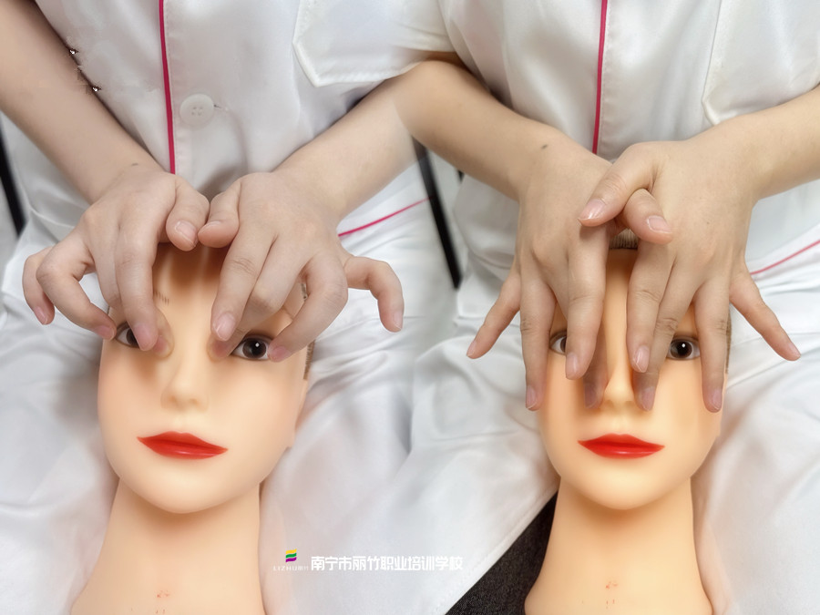 假頭模練習(xí)美容有什么好處，南寧美容培訓(xùn)學(xué)校