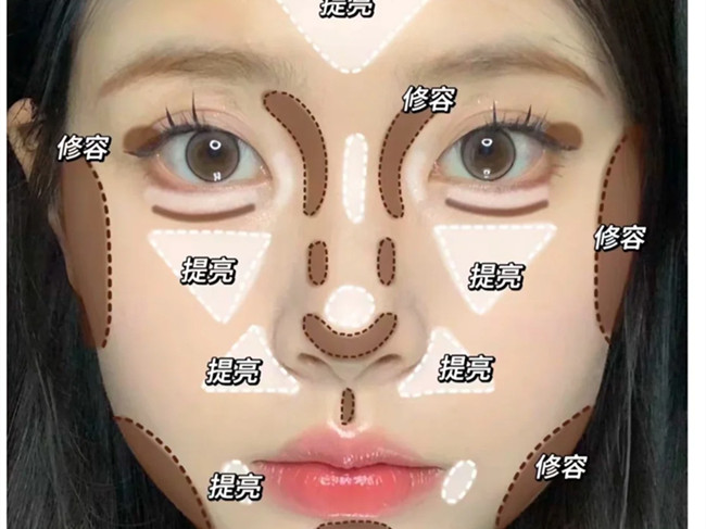 修容的步驟及方法，南寧教化妝